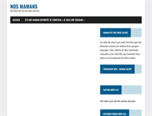 Tablet Screenshot of nosmamans.com